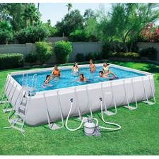 Бассейн каркасный Bestway 56471, 671 х 366 х 132 см., с песочным фильтр-насосом